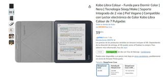 Custodia nera per Kobo Libra