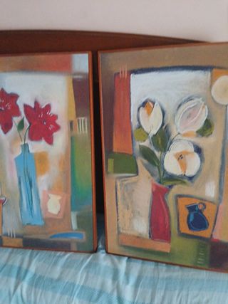 OFERTa/2Cuadros/cubistas-abstractos Pintados y reg