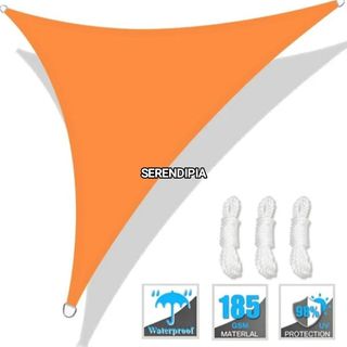 TOLDO VELA TRIANGULAR IMPERMEABLE 4X4X4
