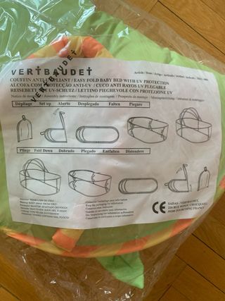 Cuna Plegable Bebé Anti-UV