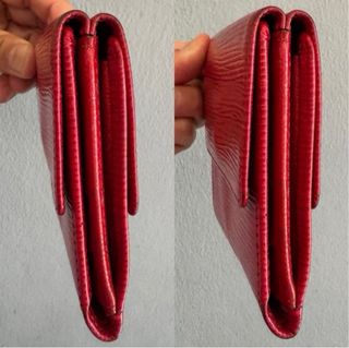 LOUIS VUITTON BILLETERA MONEDERO PIEL EPI ROJA