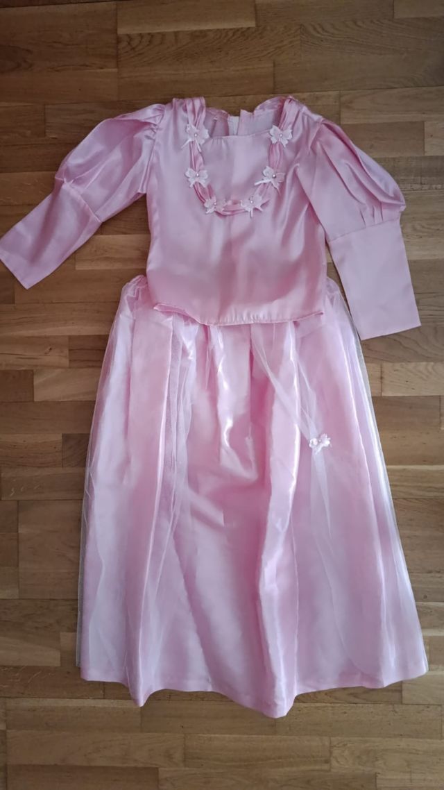 Disfraz princesa niña rosa