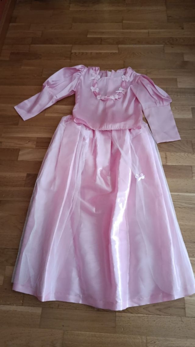 Disfraz princesa niña rosa