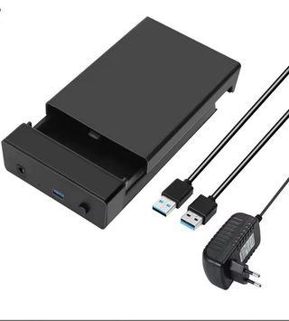 2 cajas HDD externo SATA para discos 2.5"/3.5"