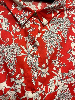 Camisa Pedro del Hierro roja - manga corta