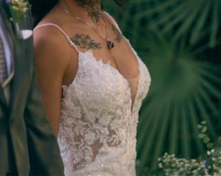 Vestido novia talla XS blanco