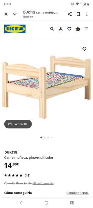 Cama muñecas IKEA