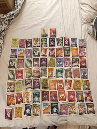 Cartas Pokémon 1ª Generación.