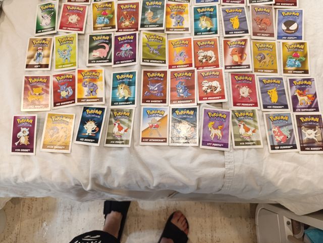 Cartas Pokémon 1ª Generación.