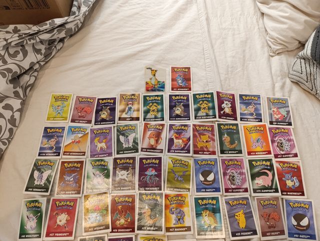 Cartas Pokémon 1ª Generación.