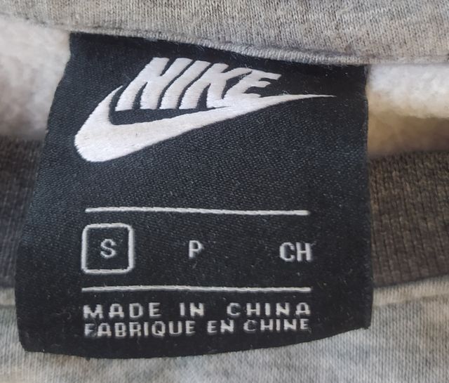 Sudadera Nike gris talla S