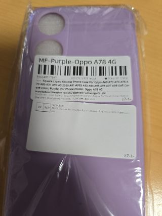 Custodie Oppo A78 4G - Viola