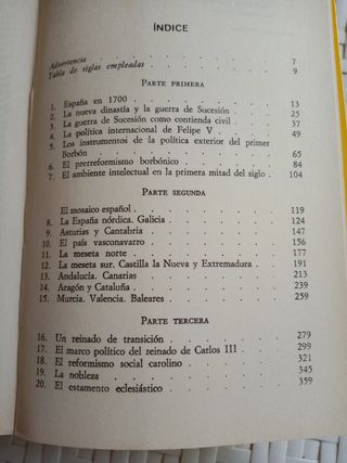 Siglo XVIII español, sociedad y estado