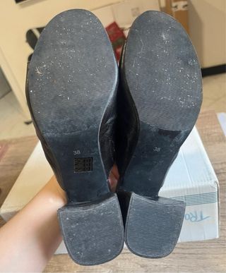 Sandali donna pelle neri n.38