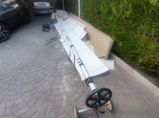 Enrollador lona piscina 8m - Metal
