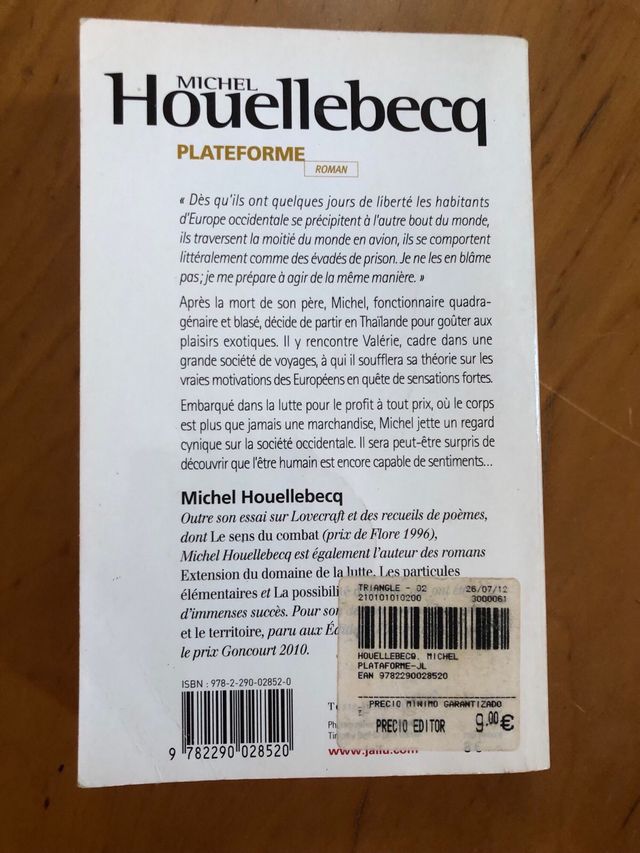 Plateforme (French Edition) (Litterature Generale)