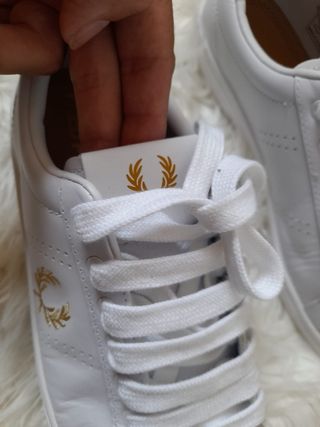 Zapatillas Fred Perry blancas, talla 41
