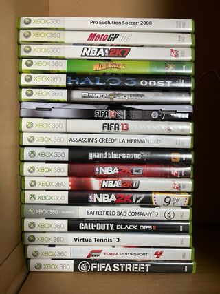 Xbox 360 negra - 2 mandos