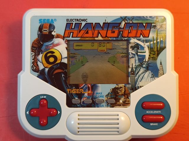 Maquina Sega Hang on Tiger año 1988 Perfecta !