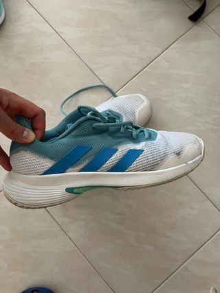 Zapatillas Adidas Court Jam - Teal/Blanco