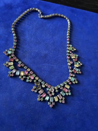 Gargantilla multicolor vintage