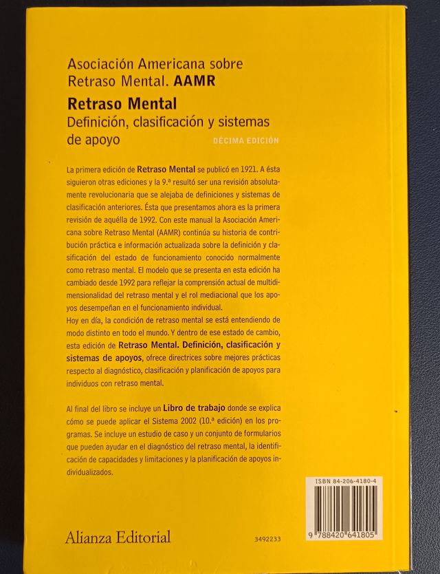 Retraso mental: Definición, clasificación y sis...
