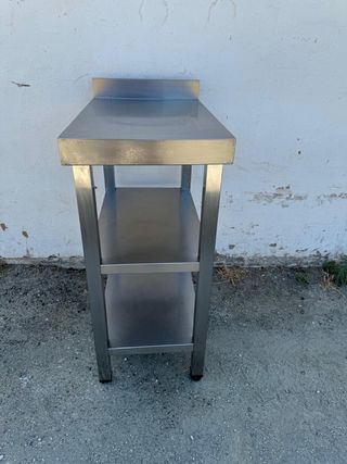 Mesa auxiliar inox