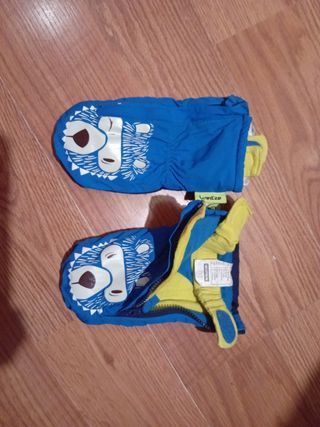 Manoplas niño nieve Decathlon 3-4 años