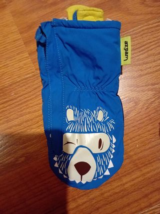 Manoplas niño nieve Decathlon 3-4 años