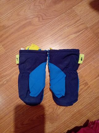 Manoplas niño nieve Decathlon 3-4 años