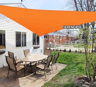 2  TOLDOS VELA TRIANGULARES IMPERMEABLES 4X4X4