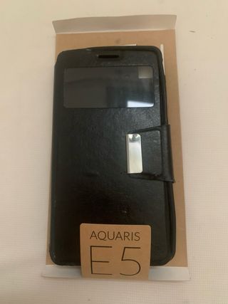 Funda AQUARIS E5 - Negra