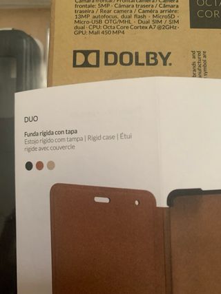 Funda AQUARIS E5 - Negra