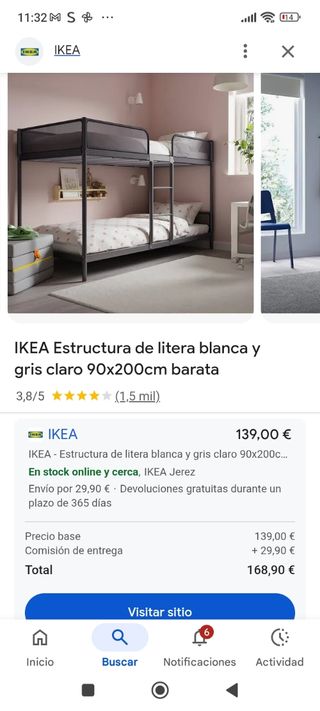 Litera infantil 90x200