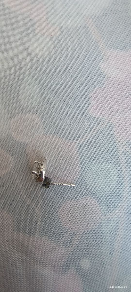 (PRECIO FIJO)Pendientes plata y circonita corazón