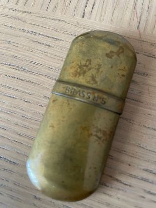 Accendino vintage in ottone