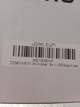 Fuente alimentación Ledmo 480w 24v