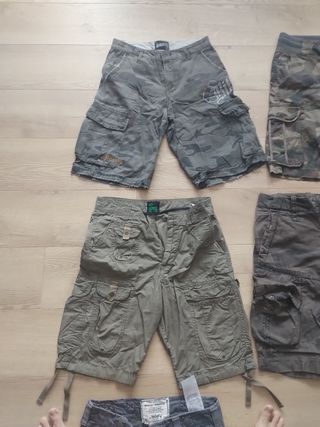 Polo Lonsdale & lote Pantalones militares 
