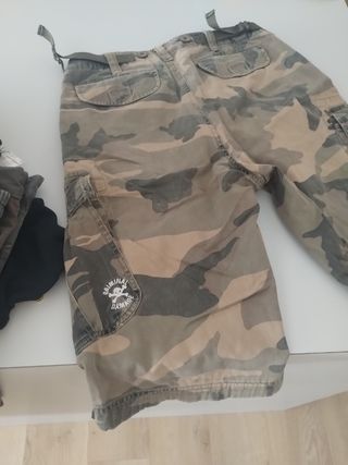 Polo Lonsdale & lote Pantalones militares