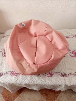 Puff rosa polipiel