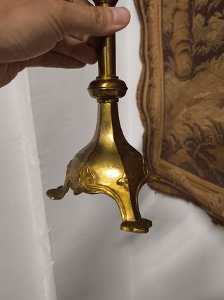 Portacandele antichi in oro
