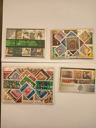 Sellos antiguos URSS y Bulgaria