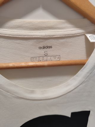 Camiseta Adidas blanca talla S