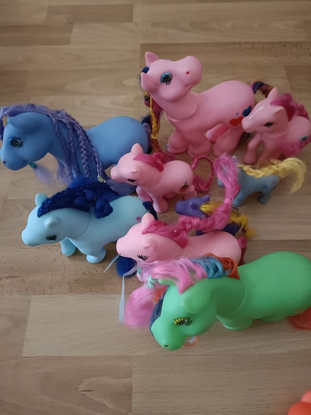 8 Ponnys My Little Pony vintage