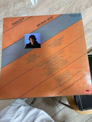 Vinilo Francisco Puro  Amor - Música Pop Rock 