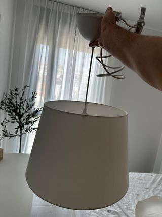 Lámpara colgante Ikea blanca