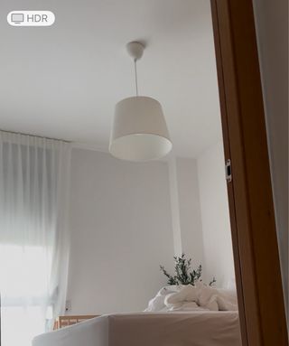 Lámpara colgante Ikea blanca