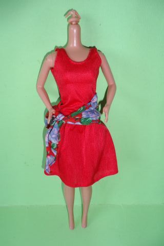 Barbie Pretty Choices #4119 abito rosso vintage 87