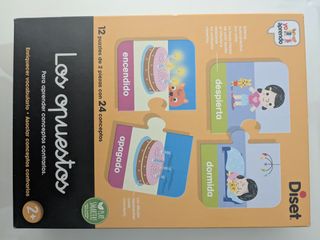 Puzzle opuestos - 12 puzzles 24 conceptos