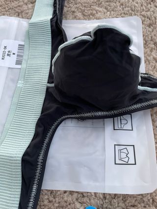 Tanga para Hombre Negro/Verde M